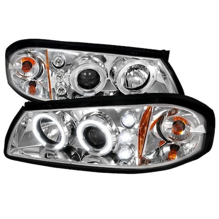 Overtime Halo LED Projector Headlights for 00 to 05 Chevrolet Impala OV2654188
